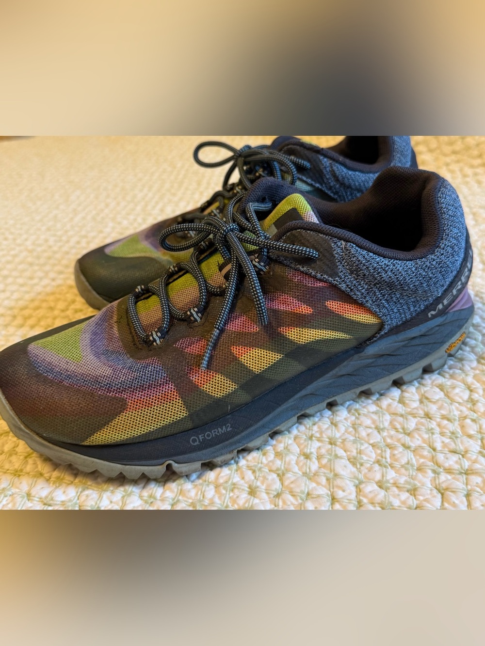 Merrell Antora 2 Trail Runners size 8 Rainbow